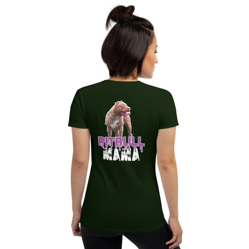 Pitbull Mama Women's Short Sleeve Tees