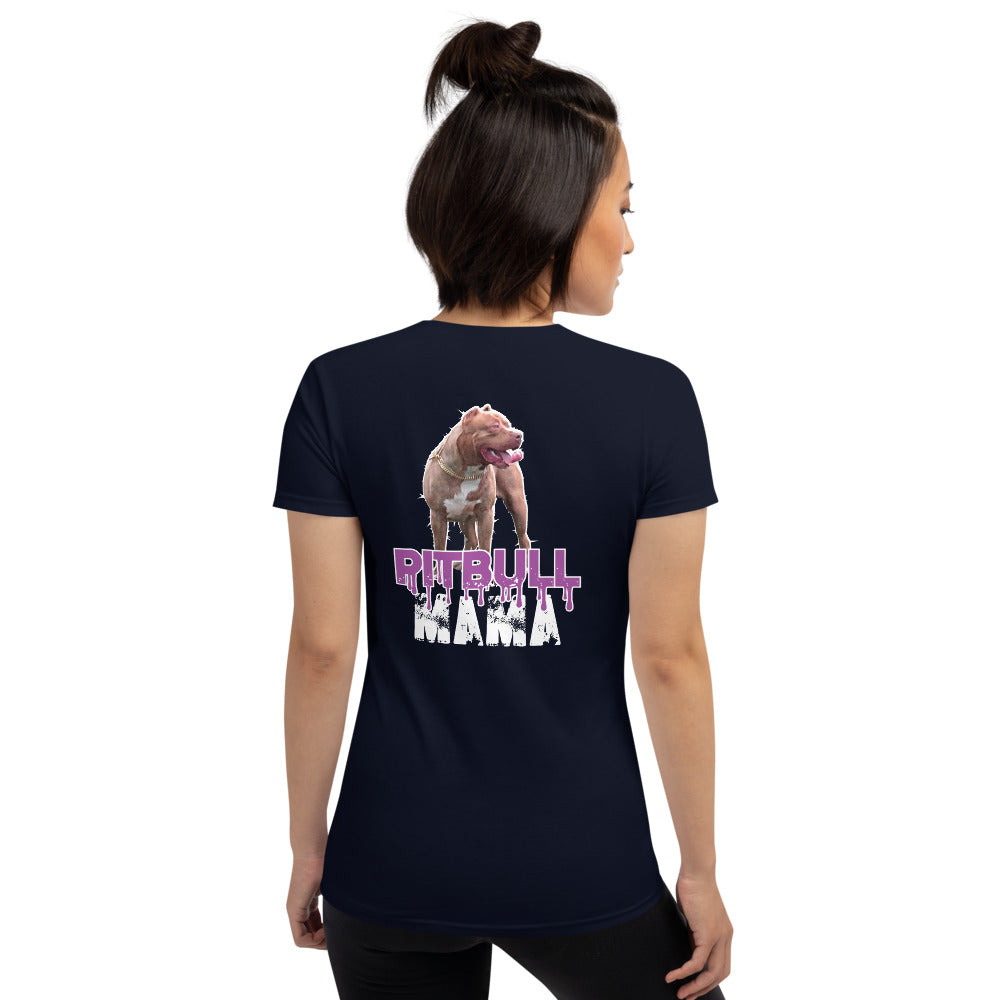 Pitbull Mama Women's Short Sleeve Tees