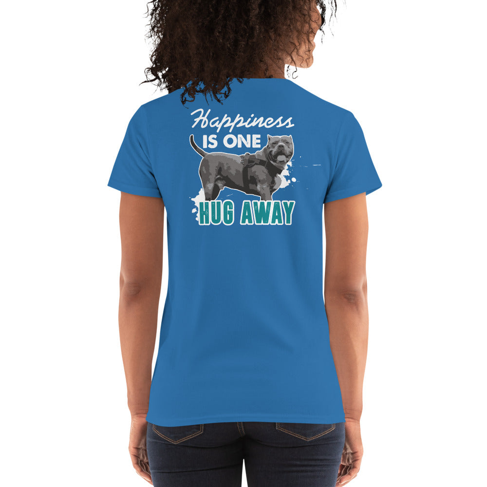Happiness Is Just One Hug Away Women's Short Sleeve Tees