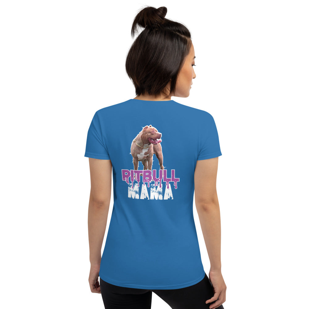 Pitbull Mama Women's Short Sleeve Tees