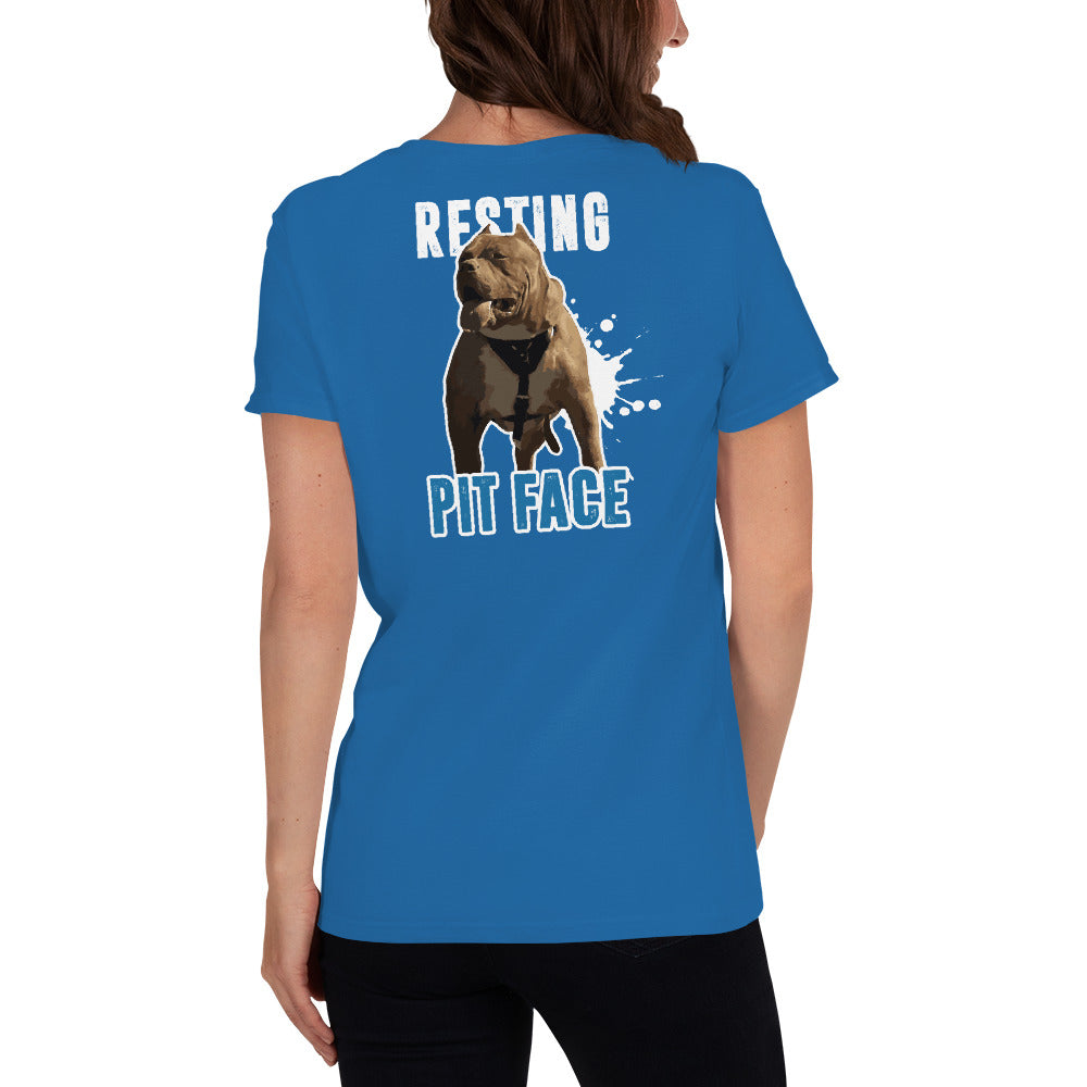 Resting Pit Face Women's Short Sleeve Tees