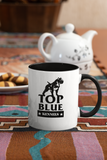 TopBlue Kennels Mug with Color Inside ( Black )