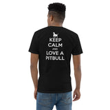 Keep Calm And Love A PitBull Short Sleeve T-shirt
