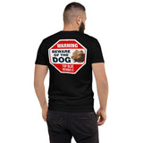 Warning Beware Of The Dog Short Sleeve T-shirt