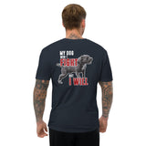 My Dog Won't Fight But I Will Short Sleeve T-shirt