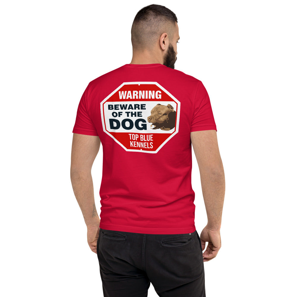 Warning Beware Of The Dog Short Sleeve T-shirt