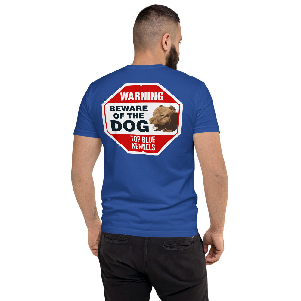 Warning Beware Of The Dog Short Sleeve T-shirt