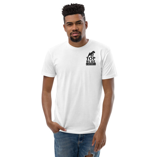 Beware of The Dog Short Sleeve T-shirt ( White/Grey)