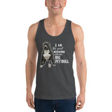 I Am The Quiet Neighbor With The Big Pitbull Classic Tank Top (unisex)
