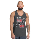 My Dog Wont Fight But I Will Classic Tank Top (unisex)