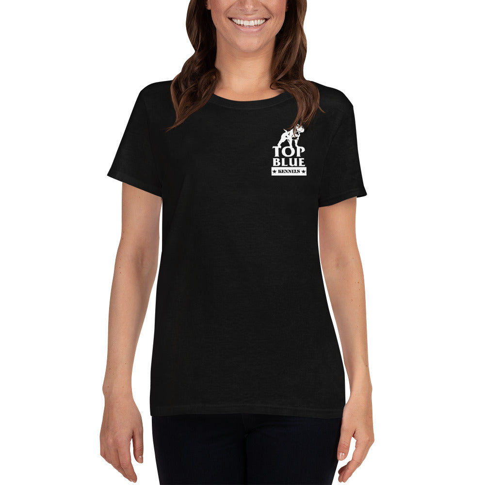 Dont Judge My Pitbull Women's Short Sleeve Tees