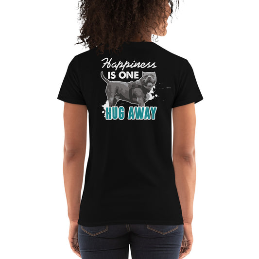 Happiness Is Just One Hug Away Women's Short Sleeve Tees