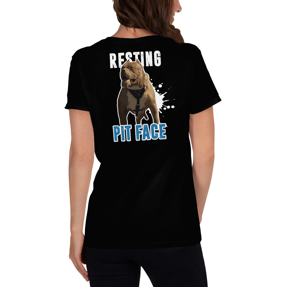 Resting Pit Face Women's Short Sleeve Tees