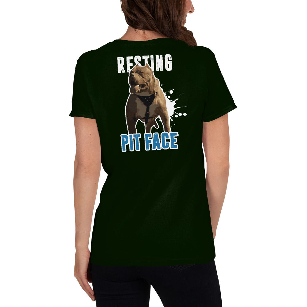 Resting Pit Face Women's Short Sleeve Tees