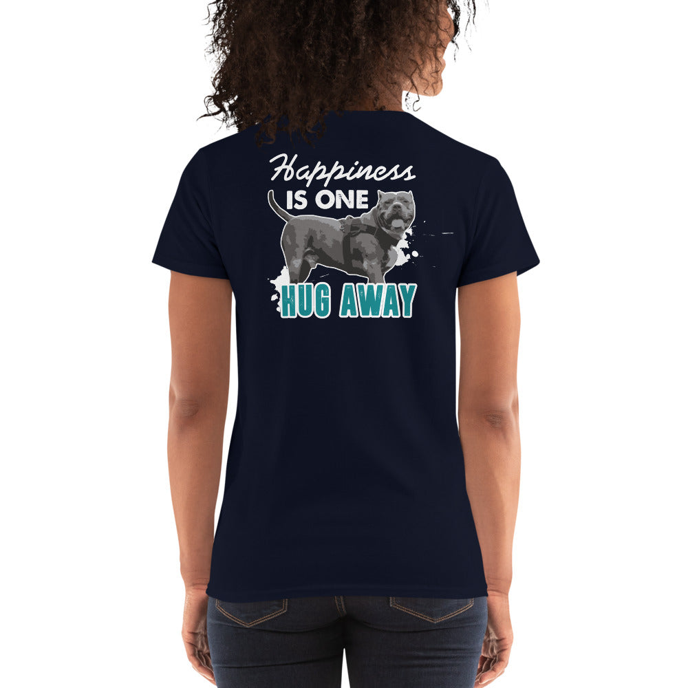 Happiness Is Just One Hug Away Women's Short Sleeve Tees