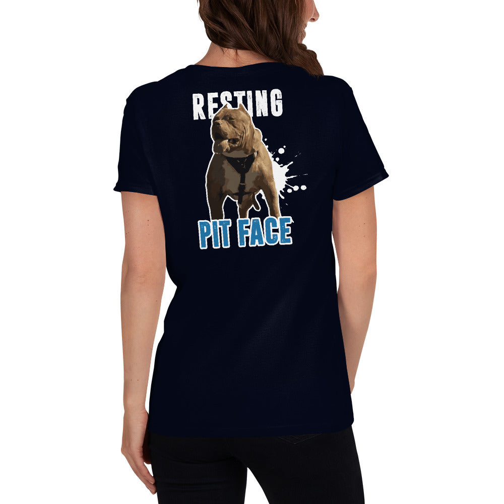 Resting Pit Face Women's Short Sleeve Tees