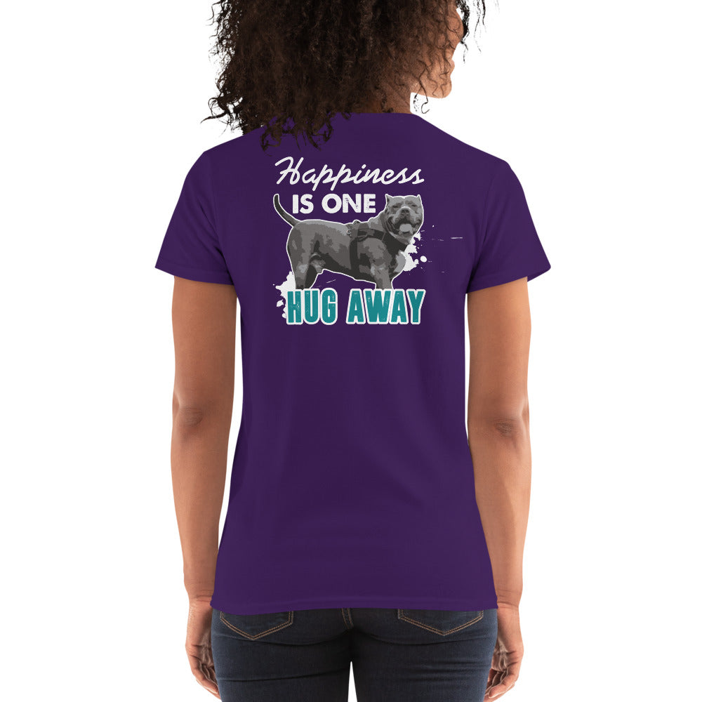 Happiness Is Just One Hug Away Women's Short Sleeve Tees