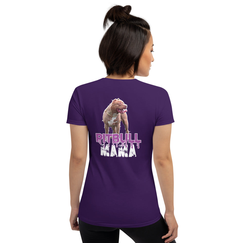 Pitbull Mama Women's Short Sleeve Tees