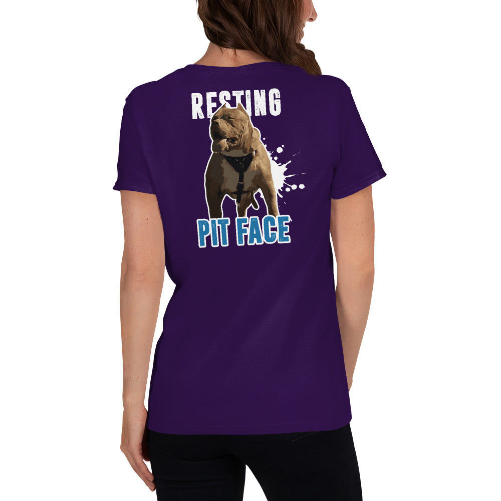 Resting Pit Face Women's Short Sleeve Tees