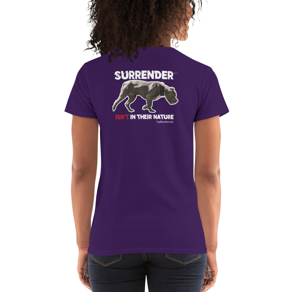 Surrender Is Not Their Thing Women's Short Sleeve Tees