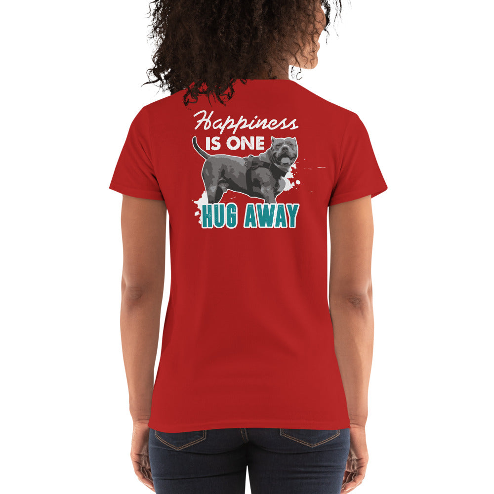 Happiness Is Just One Hug Away Women's Short Sleeve Tees