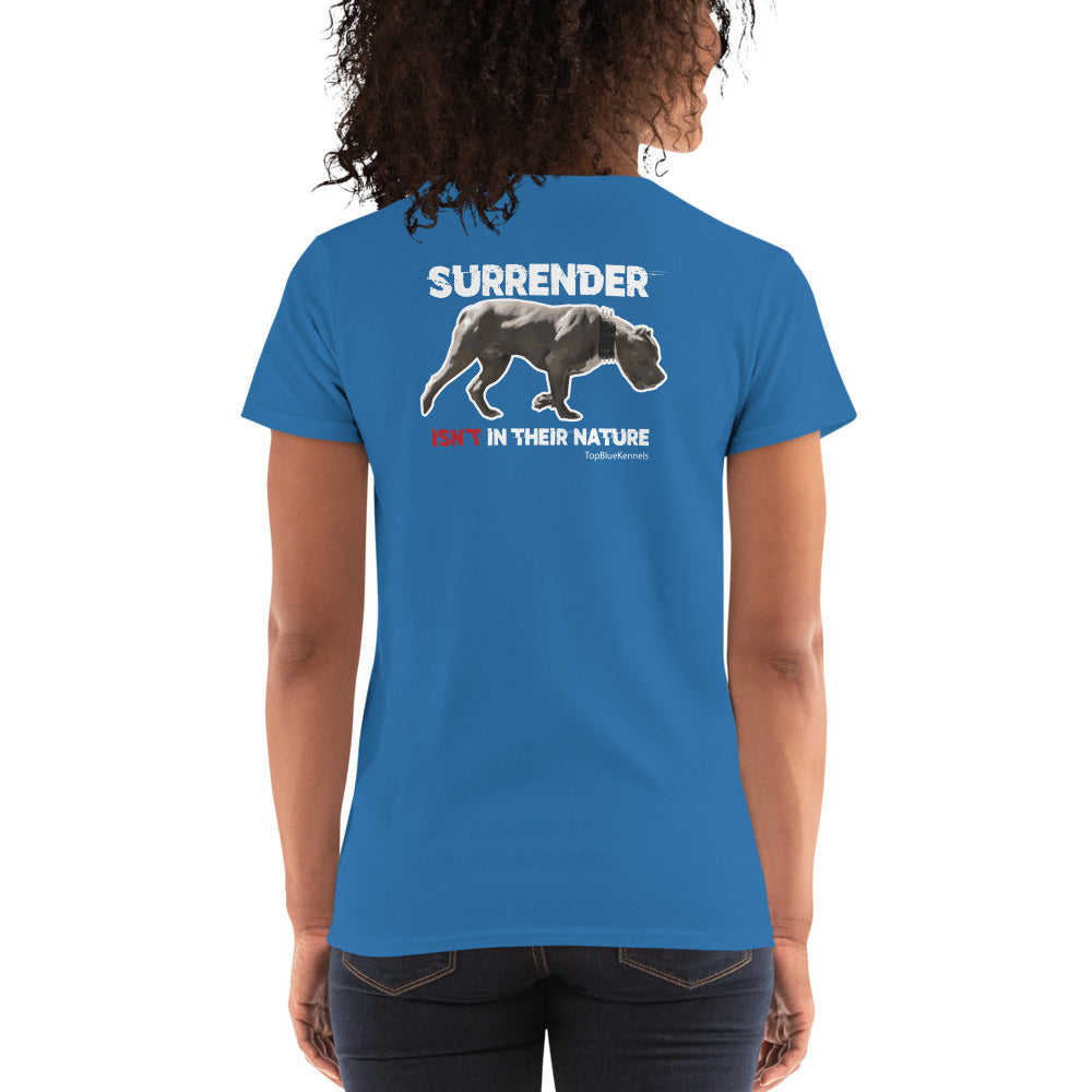 Surrender Is Not Their Thing Women's Short Sleeve Tees