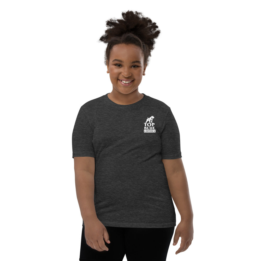 My Dog Wont Fight But I Will Youth Short Sleeve T-Shirt
