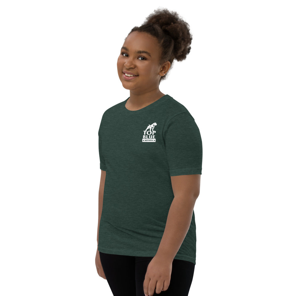 I Am The Quiet Neighbor With The Big Pitbull Youth Short Sleeve T-Shirt