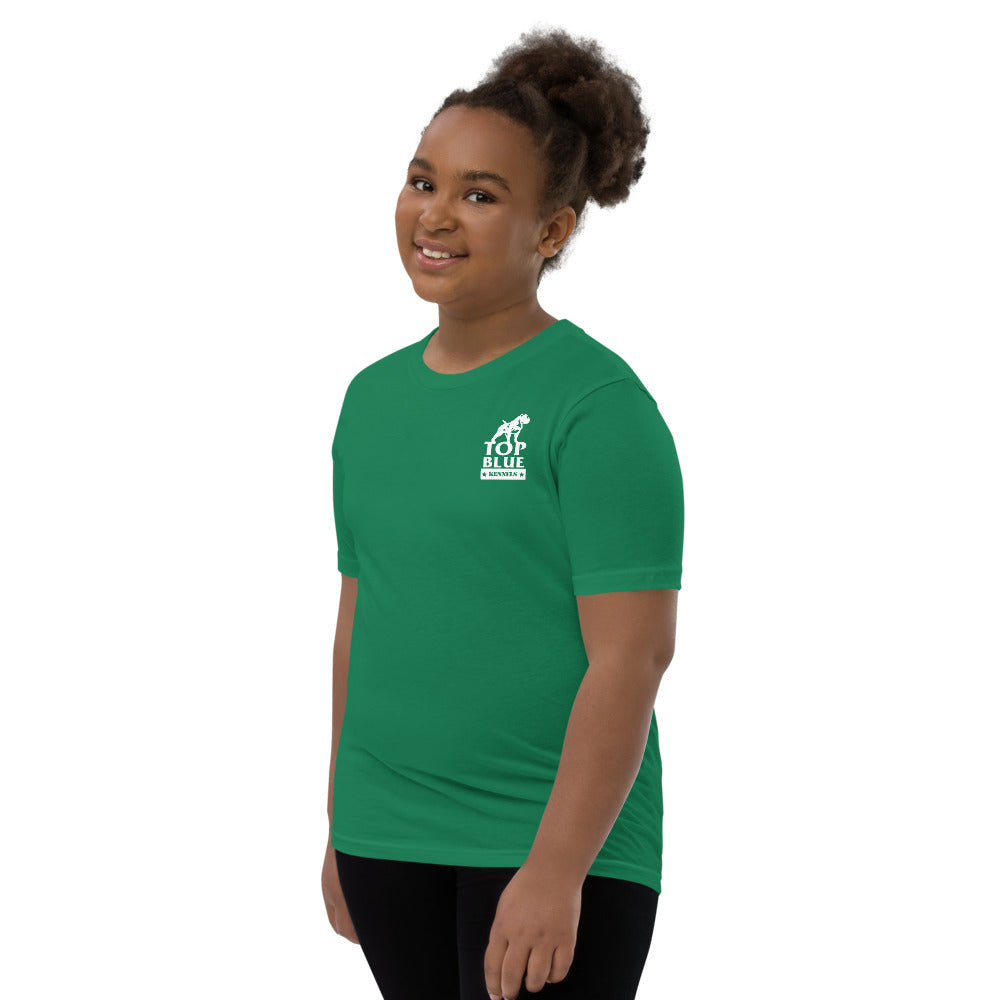 I Am The Quiet Neighbor With The Big Pitbull Youth Short Sleeve T-Shirt