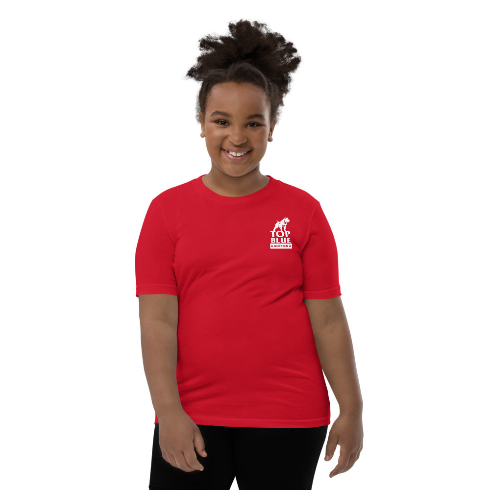 My Dog Wont Fight But I Will Youth Short Sleeve T-Shirt