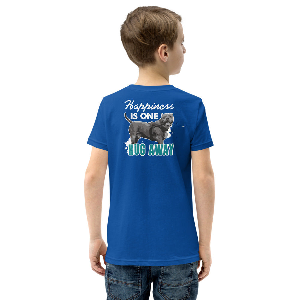 Happiness Is Just One Hug Away Youth Short Sleeve T-Shirt