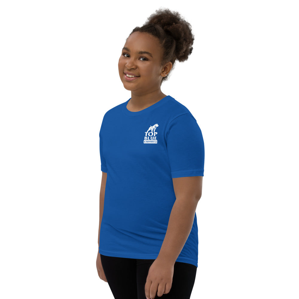I Am The Quiet Neighbor With The Big Pitbull Youth Short Sleeve T-Shirt